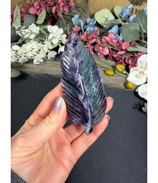 Fluorite Feather #25, 86gr
