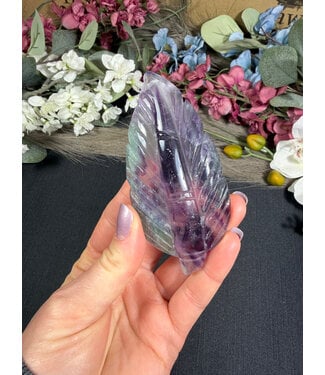 Fluorite Feather #27, 90gr