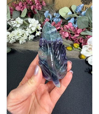 Fluorite Feather #30, 98gr