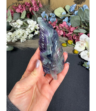 Fluorite Feather #38, 110gr