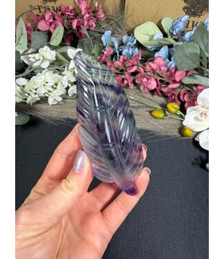Fluorite Feather #37, 110gr
