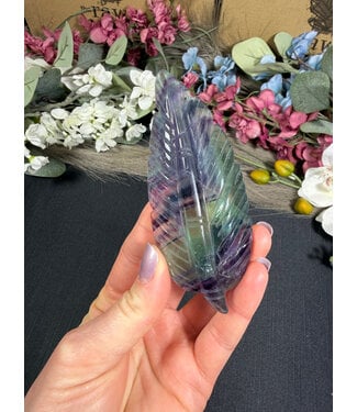Fluorite Feather #32, 100gr