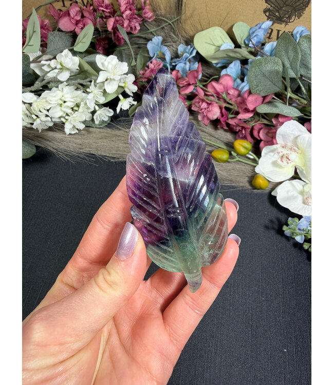 Fluorite Feather #31, 84gr