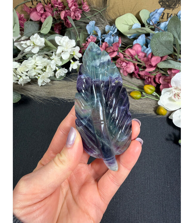 Fluorite Feather #30, 98gr