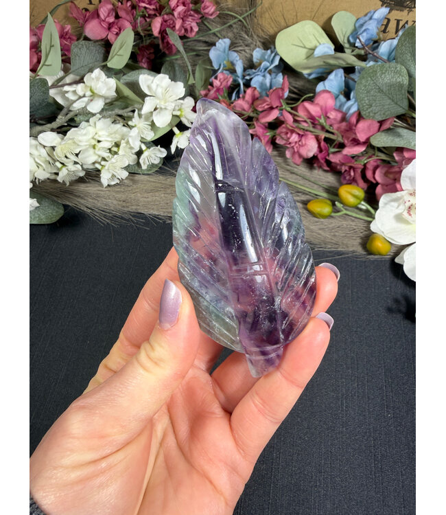 Fluorite Feather #27, 90gr