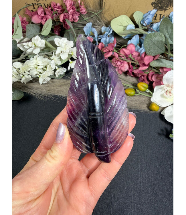 Fluorite Feather #22, 116gr