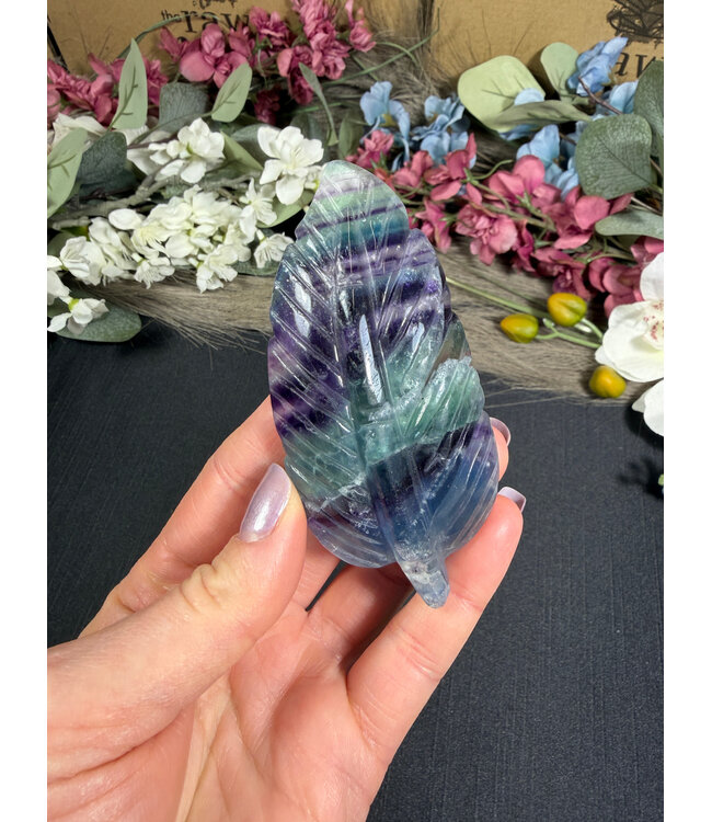 Fluorite Feather #16, 98gr
