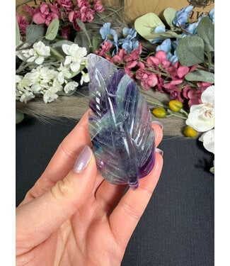 Fluorite Feather #10, 62gr