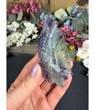 Fluorite Feather #9, 64gr
