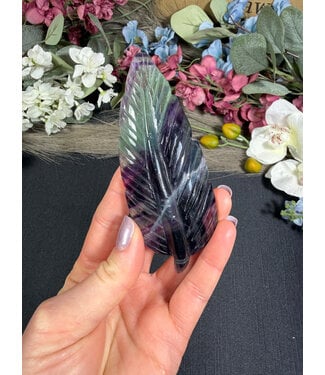 Fluorite Feather #35, 90gr