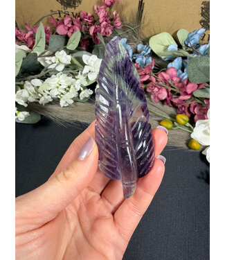 Fluorite Feather #13, 66gr