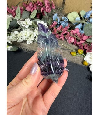 Fluorite Feather #11, 64gr
