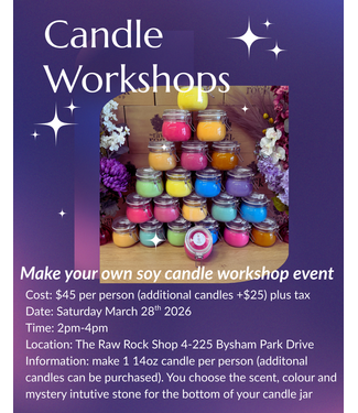 Candle Making Workshop: March 28th 2026