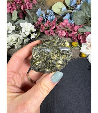 Raw Epidote Specimen #15, 92gr