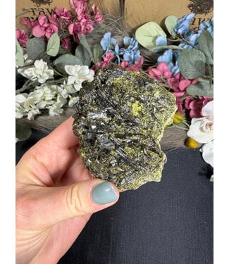 Raw Epidote Specimen #17, 272gr