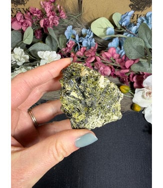 Raw Epidote Specimen #21, 162gr