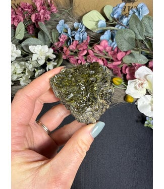 Raw Epidote Specimen #12, 184gr