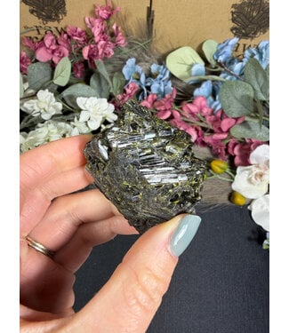 Raw Epidote Specimen #10, 110gr