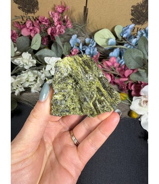 Raw Epidote Specimen #8, 158gr
