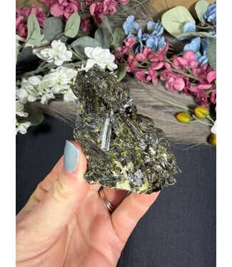 Raw Epidote Specimen #2, 144gr