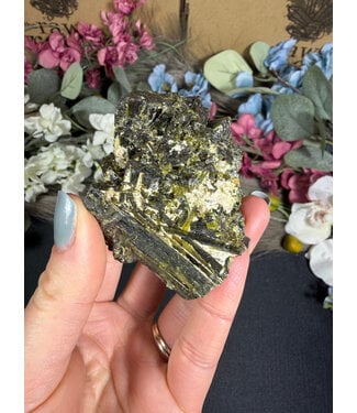 Raw Epidote Specimen #9, 170gr