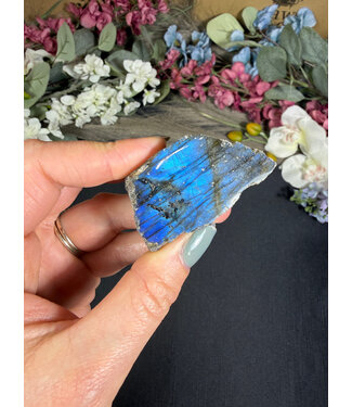 Labradorite Freeform Rough and Polished #125, 56gr