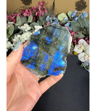 Labradorite Freeform Rough and Polished #132, 146gr