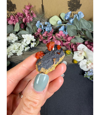 High Grade Vanadinite Specimen #141, 14.42gr