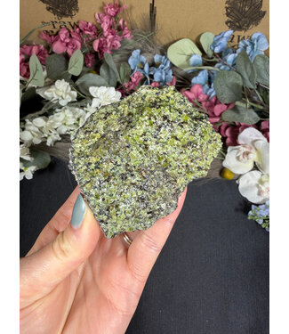 Raw Peridot with Olivine on Matrix #44, 312gr