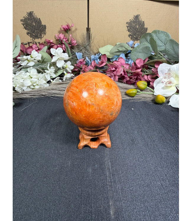 Sunstone Sphere #4, 426gr, 66.8mm
