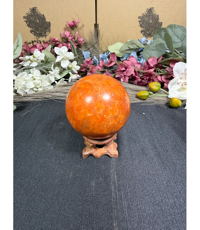 Sunstone Sphere #3, 414gr, 66.2mm