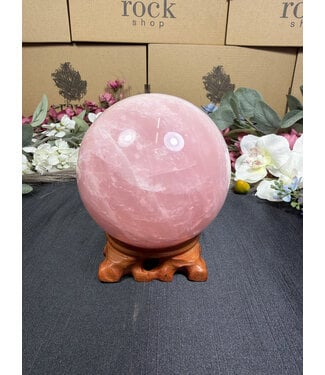 Rose Quartz Sphere #7, 2076gr, 114.3mm