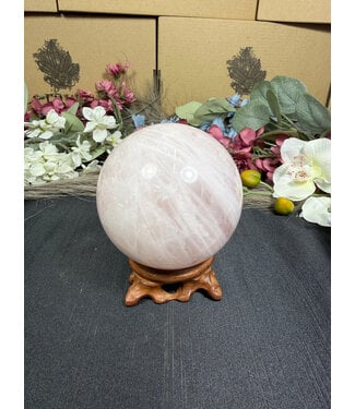 Rose Quartz Sphere #6, 996gr, 89.5mm