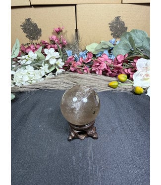 Smoky Quartz Sphere #4, 204gr, 52.9mm
