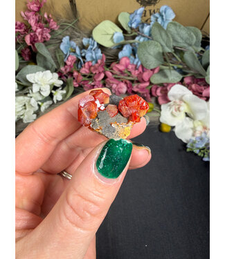 High Grade Vanadinite Specimen #148, 18.13gr