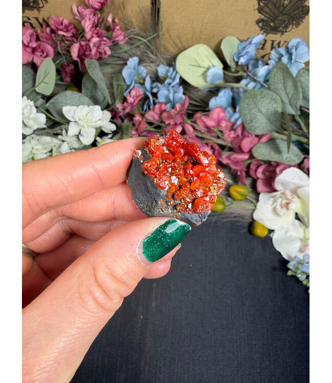 High Grade Vanadinite Specimen #153, 22.86gr