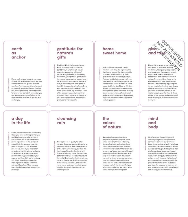 Nature Meditations Deck