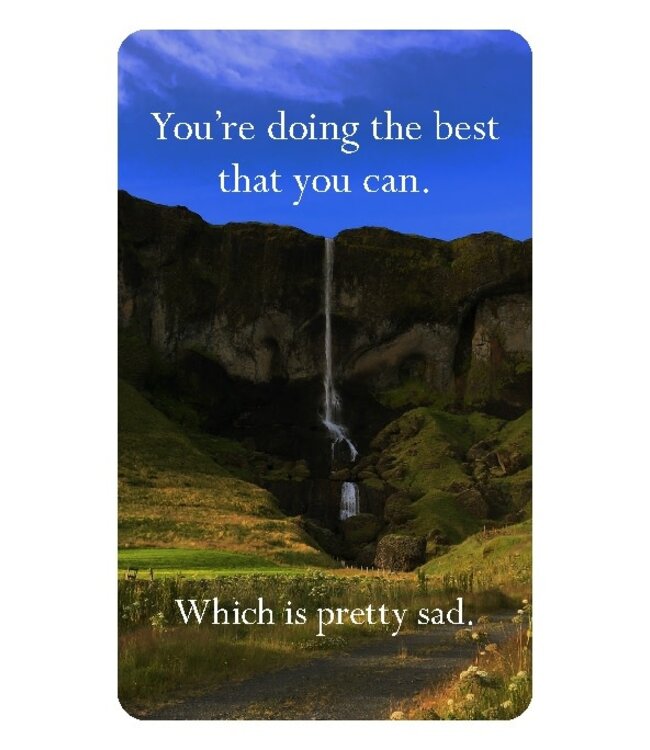 Disappointing Affirmations Card Deck