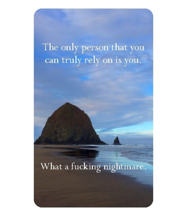 Disappointing Affirmations Card Deck