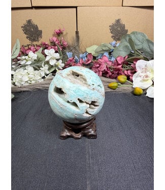 Smithsonite Sphere #8, 550gr, 73.3mm