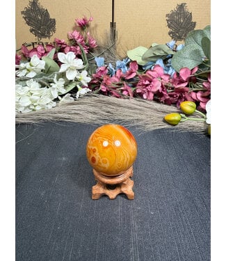 Sardonyx Sphere #2, 93.91gr, 40.6mm