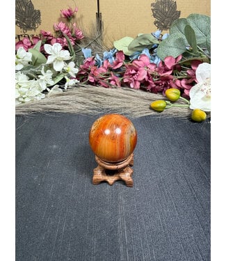 Sardonyx Sphere #3, 87.93gr, 40.2mm