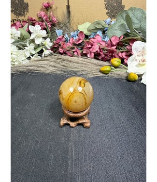 Sardonyx Sphere #9, 90.67gr, 40.5mm