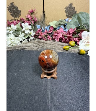 Sardonyx Sphere #14, 106.46gr, 42.7mm