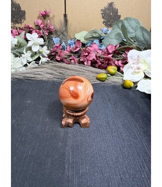 Sardonyx Sphere #15, 111.23gr, 43.7mm