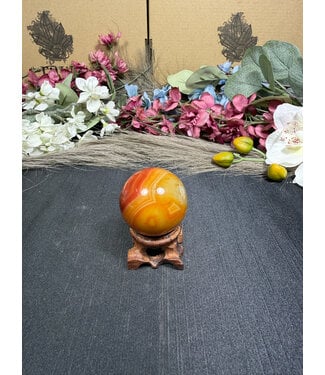 Sardonyx Sphere #11, 99.4gr, 41.9mm