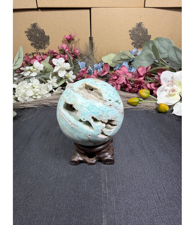 Smithsonite Sphere #8, 550gr, 73.3mm