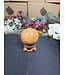 Peach Calcite Sphere #3, 382gr, 64.2mm