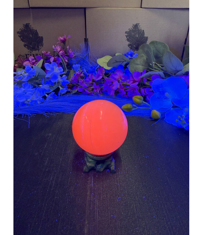 Mangano Calcite Sphere #3, 342gr, 62.2mm