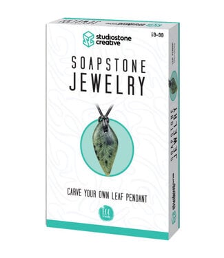 Soapstone Carving Kit: Leaf Pendant